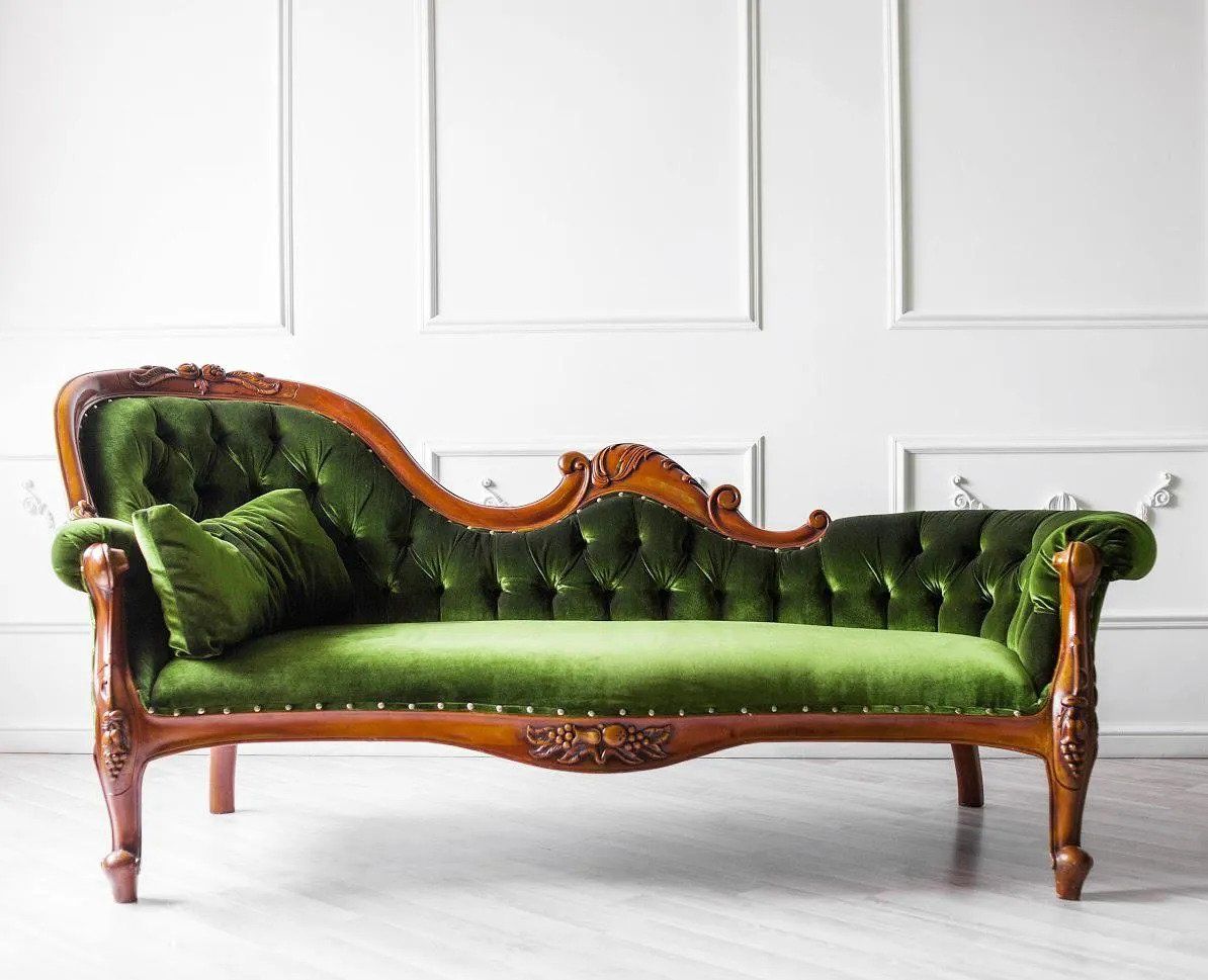 Green Sofa — Gilbert, AZ — All State Carpet & Tile Care Green Sofa — Gilbert, AZ — All State Carpet & Tile Care