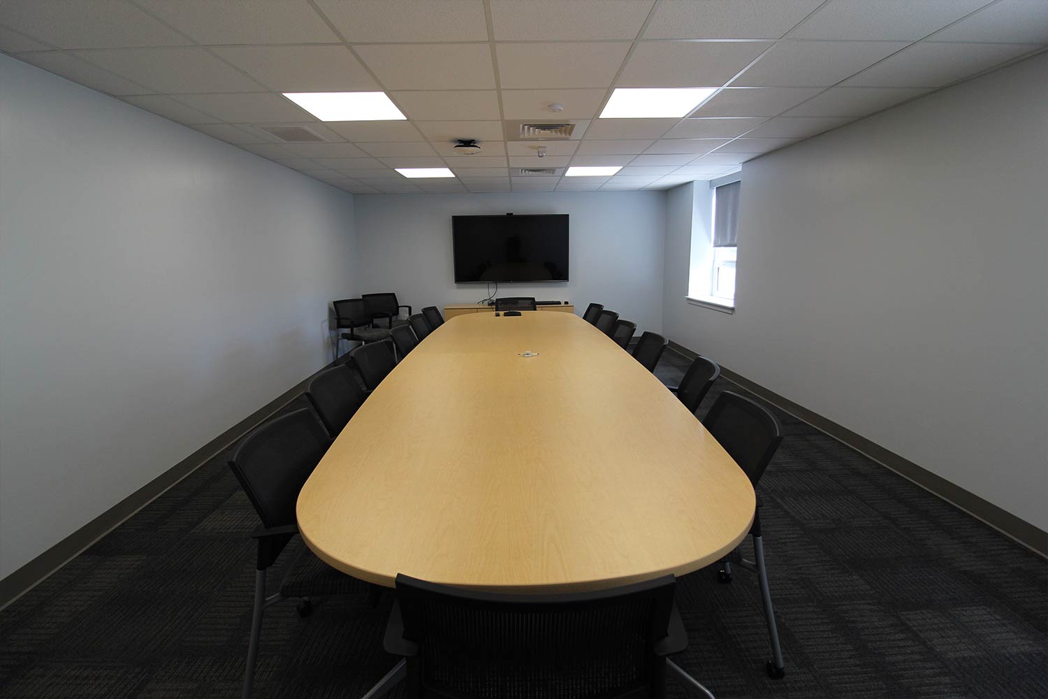Brisson Hall Conference Room with Long Table — Lehigh Valley, PA — Valley Builders LLC