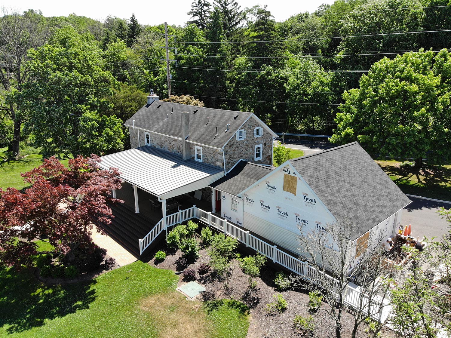 Aerial View of a Nice House — Lehigh Valley, PA — Valley Builders LLC