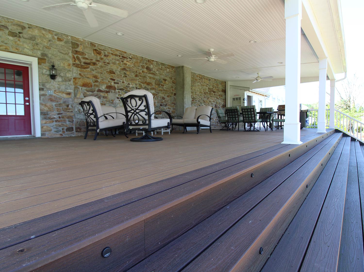 Nicely Designed Deck — Lehigh Valley, PA — Valley Builders LLC