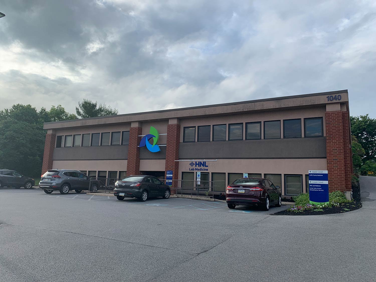 Lehigh Valley Health Network Building Entrance — Lehigh Valley, PA — Valley Builders LLC