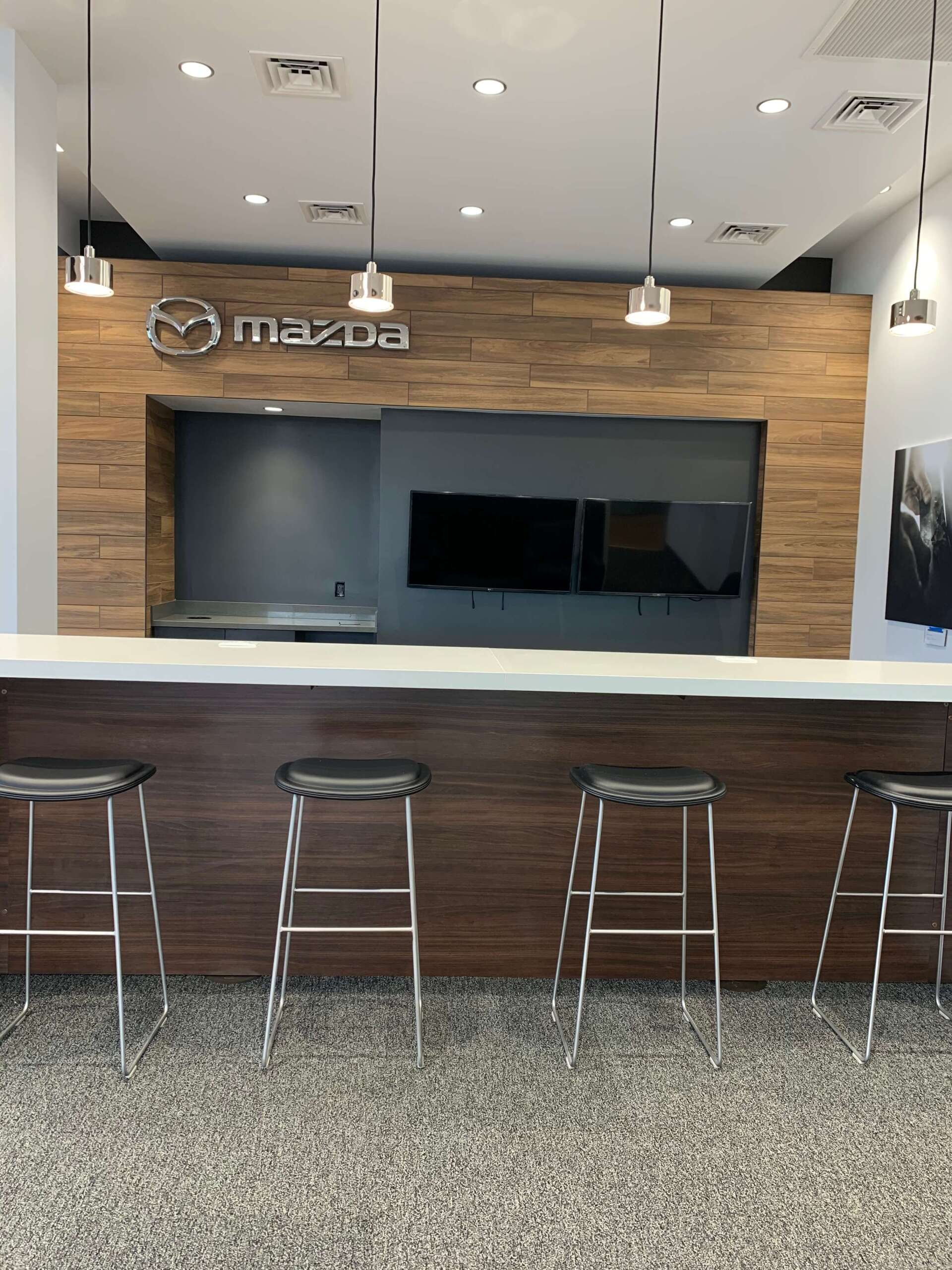 Fully furnished mazda dealership cafe — Lehigh Valley, PA — Valley Builders LLC