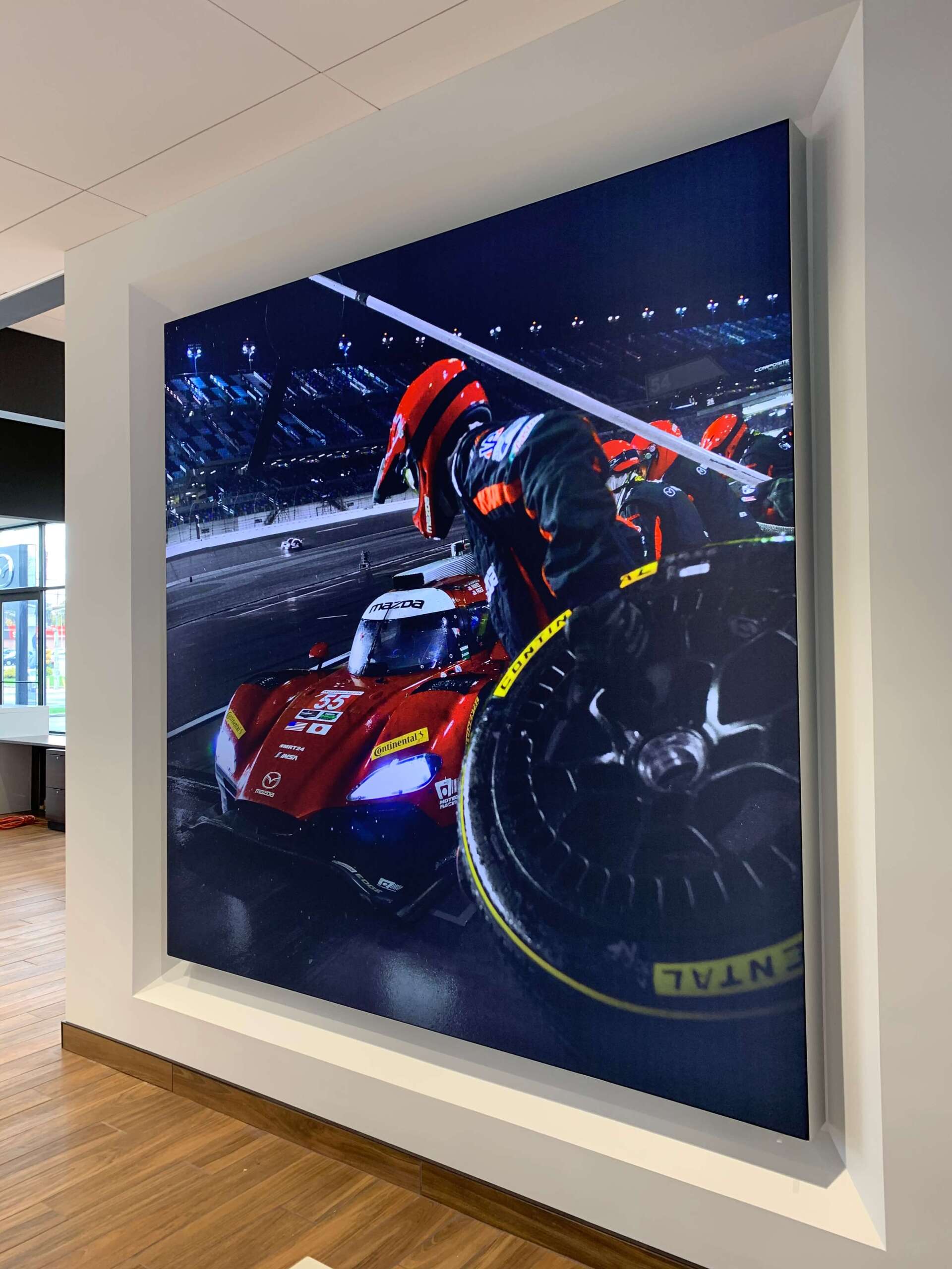 Racing car wallpaper — Lehigh Valley, PA — Valley Builders LLC