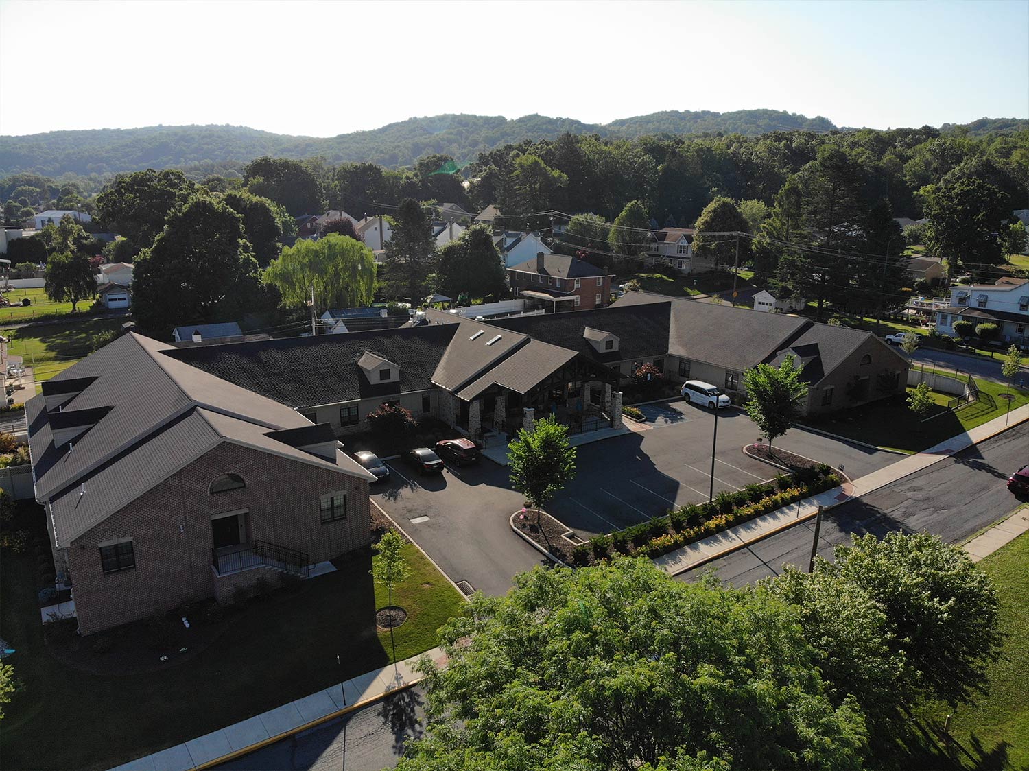 Aerial View of South Mountain Memory Care Property — Lehigh Valley, PA — Valley Builders LLC