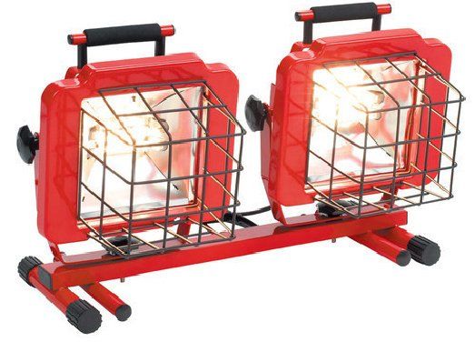Twin Head Halogen Floodlights