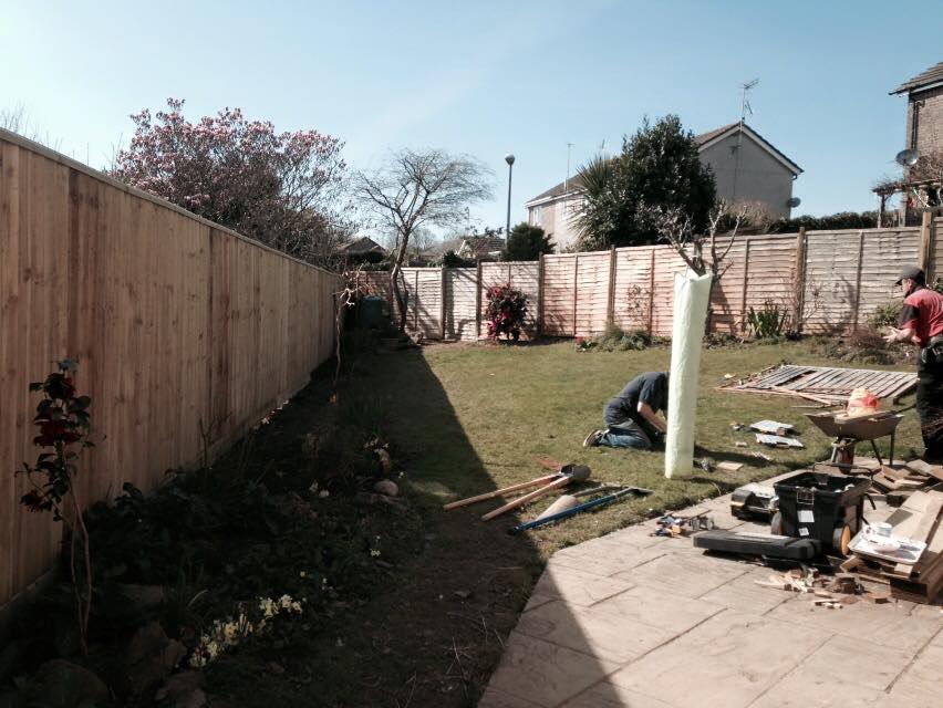 wooden fencing