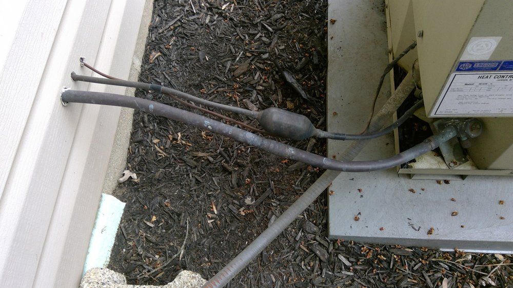 wires into a house