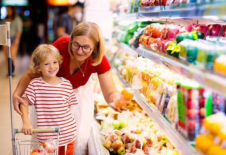 Mother & Son Grocery Shopping — Marietta GA — Quantum Installation Group