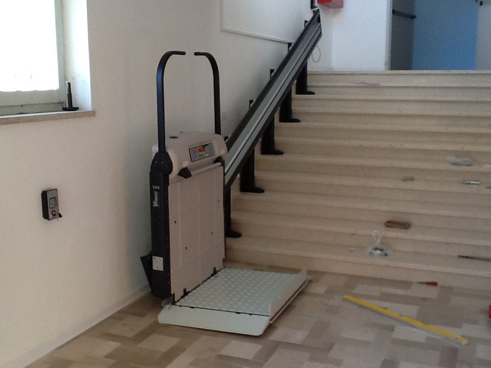 installazione servoscala da interni