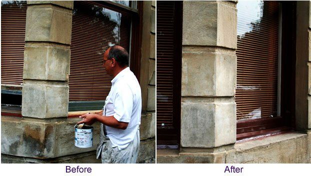 Exterior wall painting