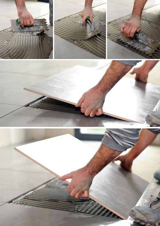 Rockhampton Tiler Laying Floor Tiles