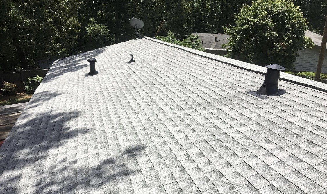 Newly Installed Asphalt Shingles