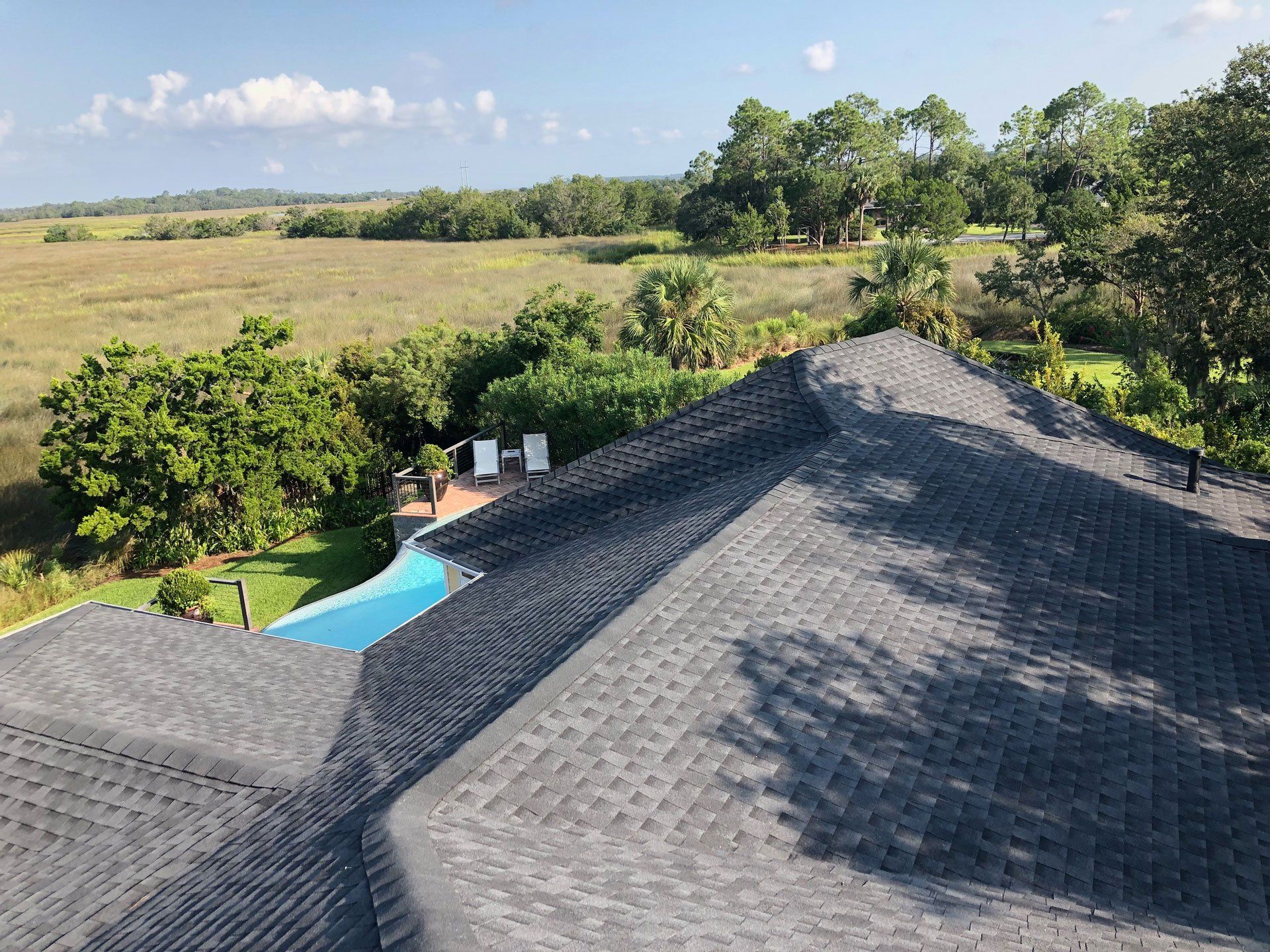 Dark Shingled Roof