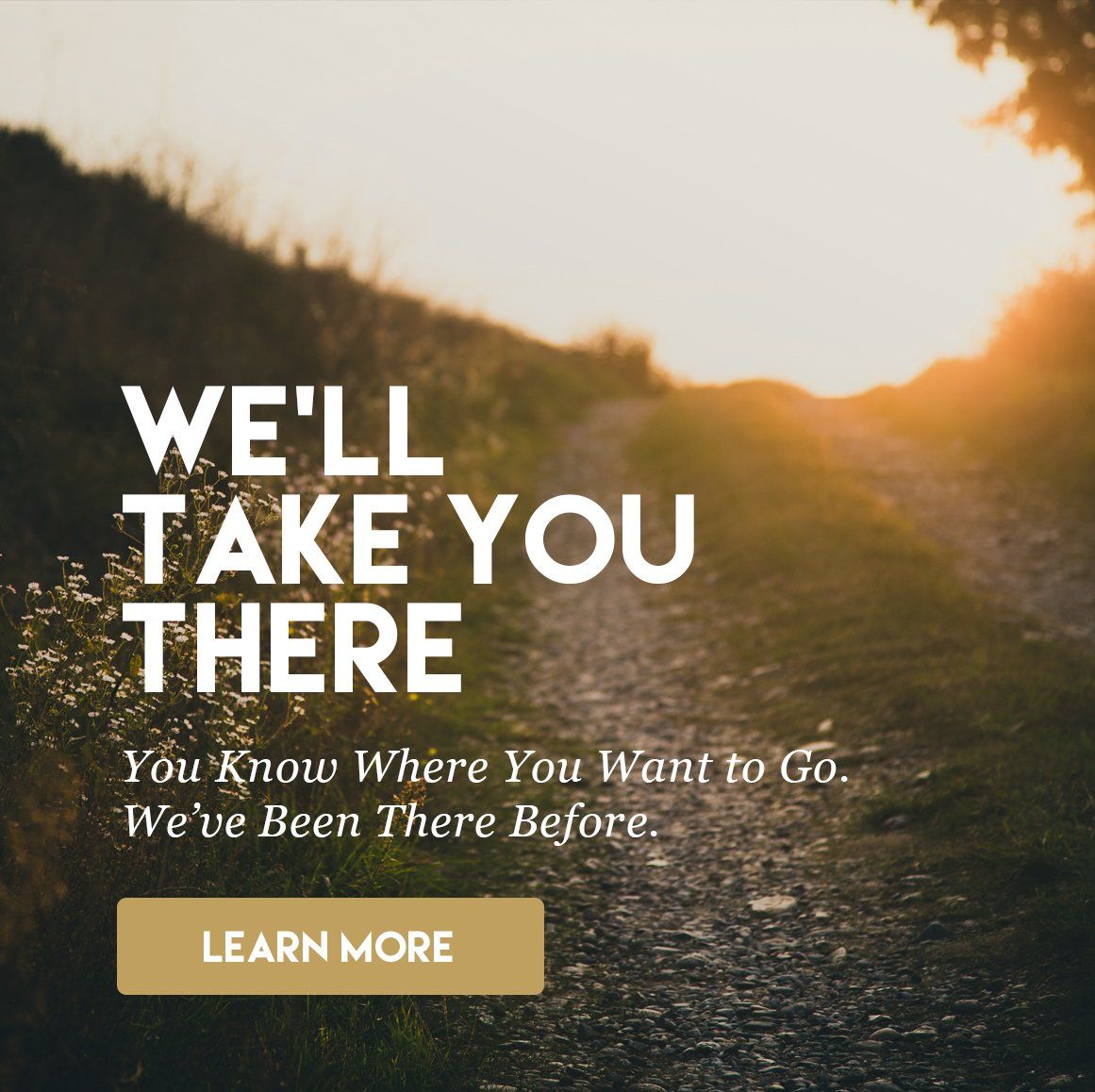A pathway leading uphill with 