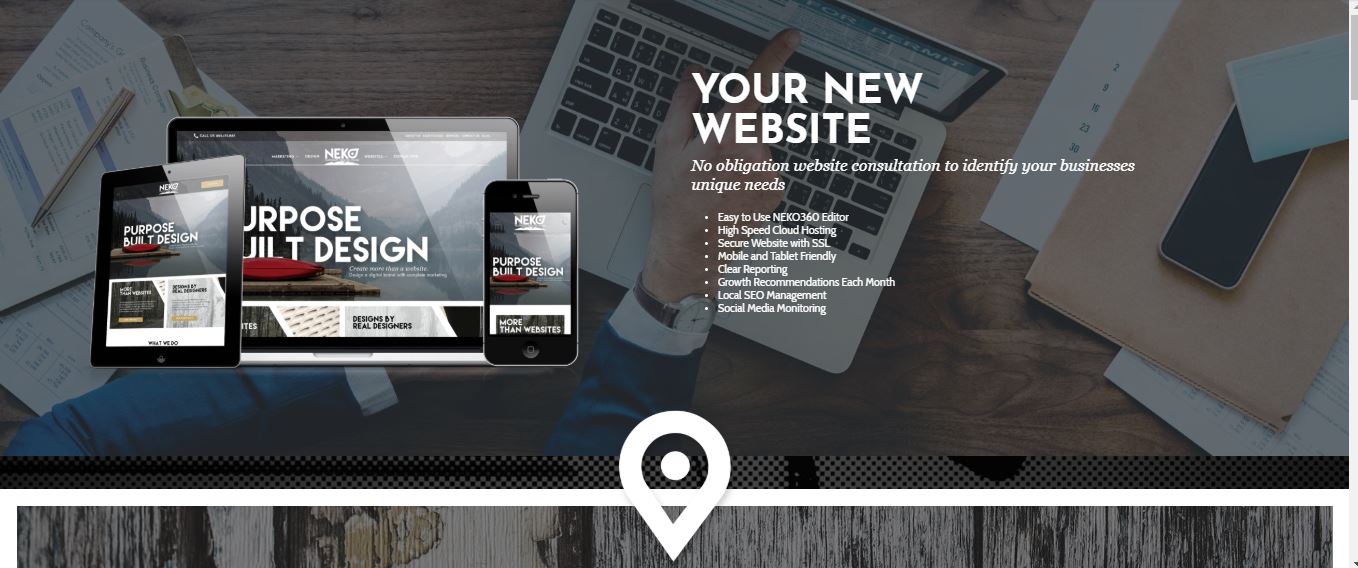 Website Landing Page Headline and Sub-headline