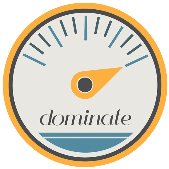 Gauge with an orange needle pointing to the right, reading 