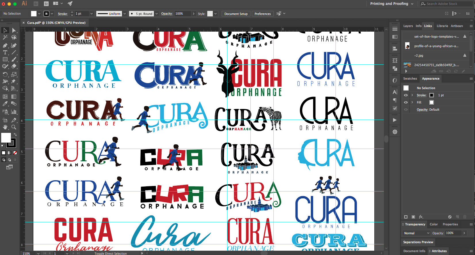 Logos with the word 
