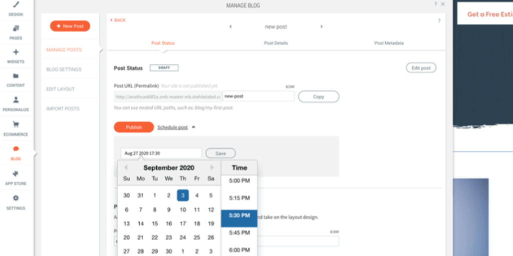 Schedule Blog Posts in NEKO360