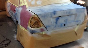 Body work in progress