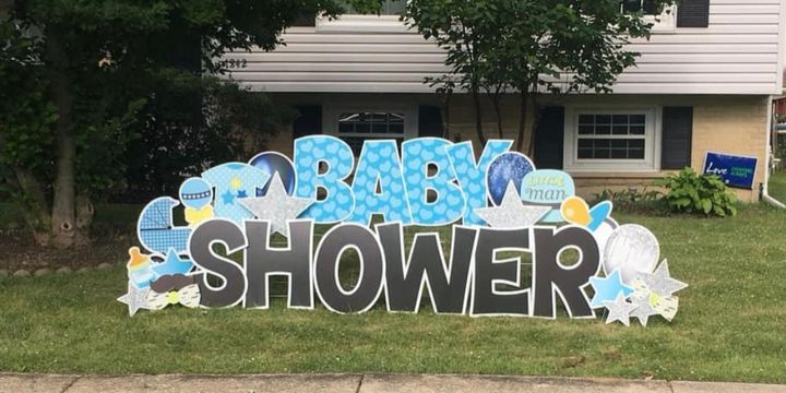 New Baby Yard Cards