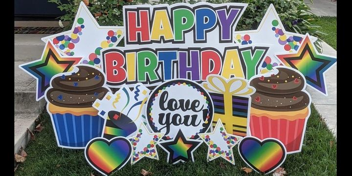 Happy Birthday Yard Cards