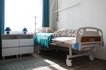 empty hospital bed