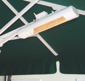 Folding Parasol Arm HLW Heater