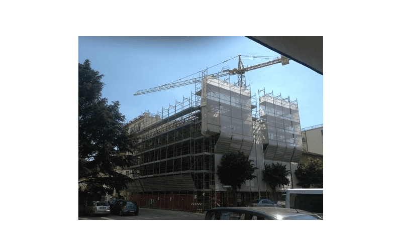 impalcatura per grande edificio