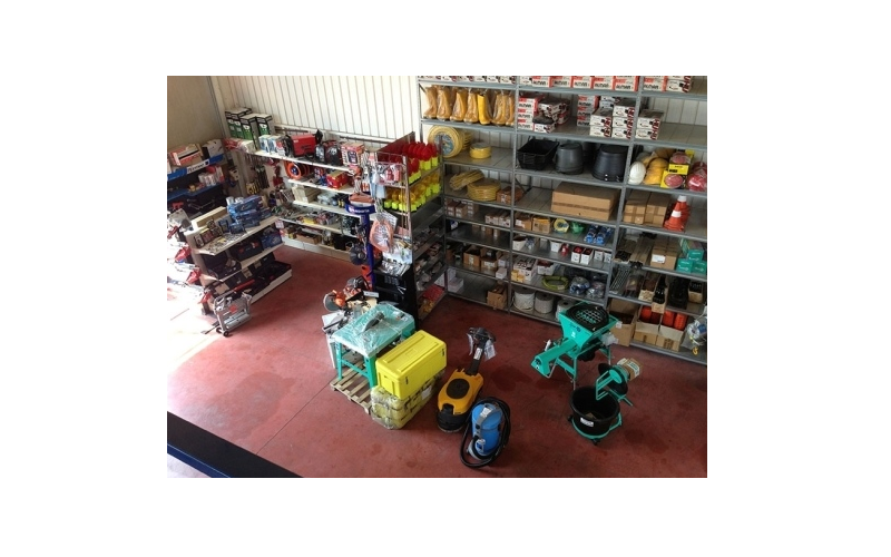 magazzino materiali edili