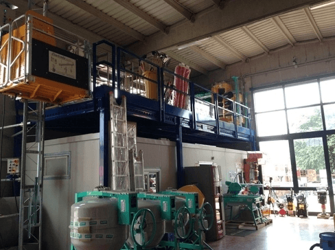 deposito attrezzature cantiere edile