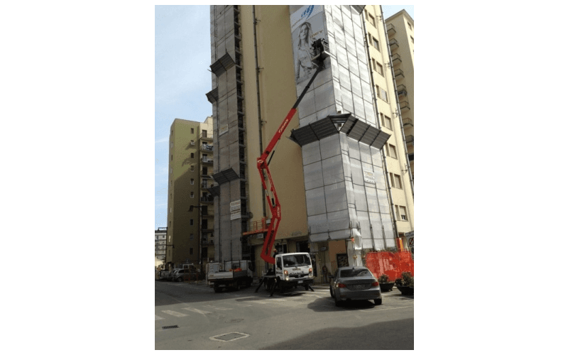 ponteggio da cantiere