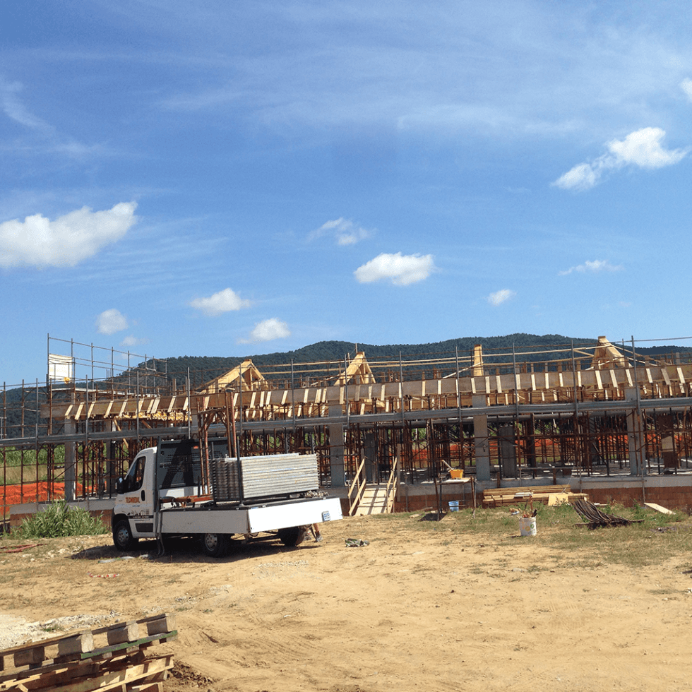 cantiere zona di campagna