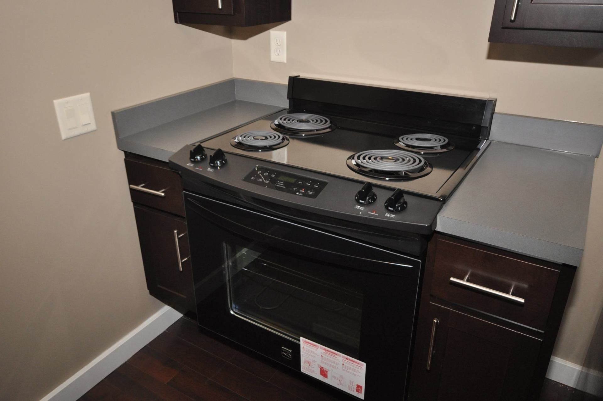 stove in kitchen