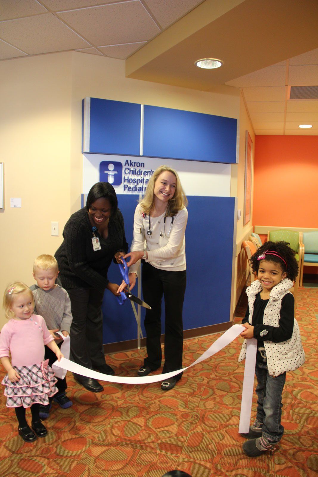 ribbon cutting ceremony at Green Professional building