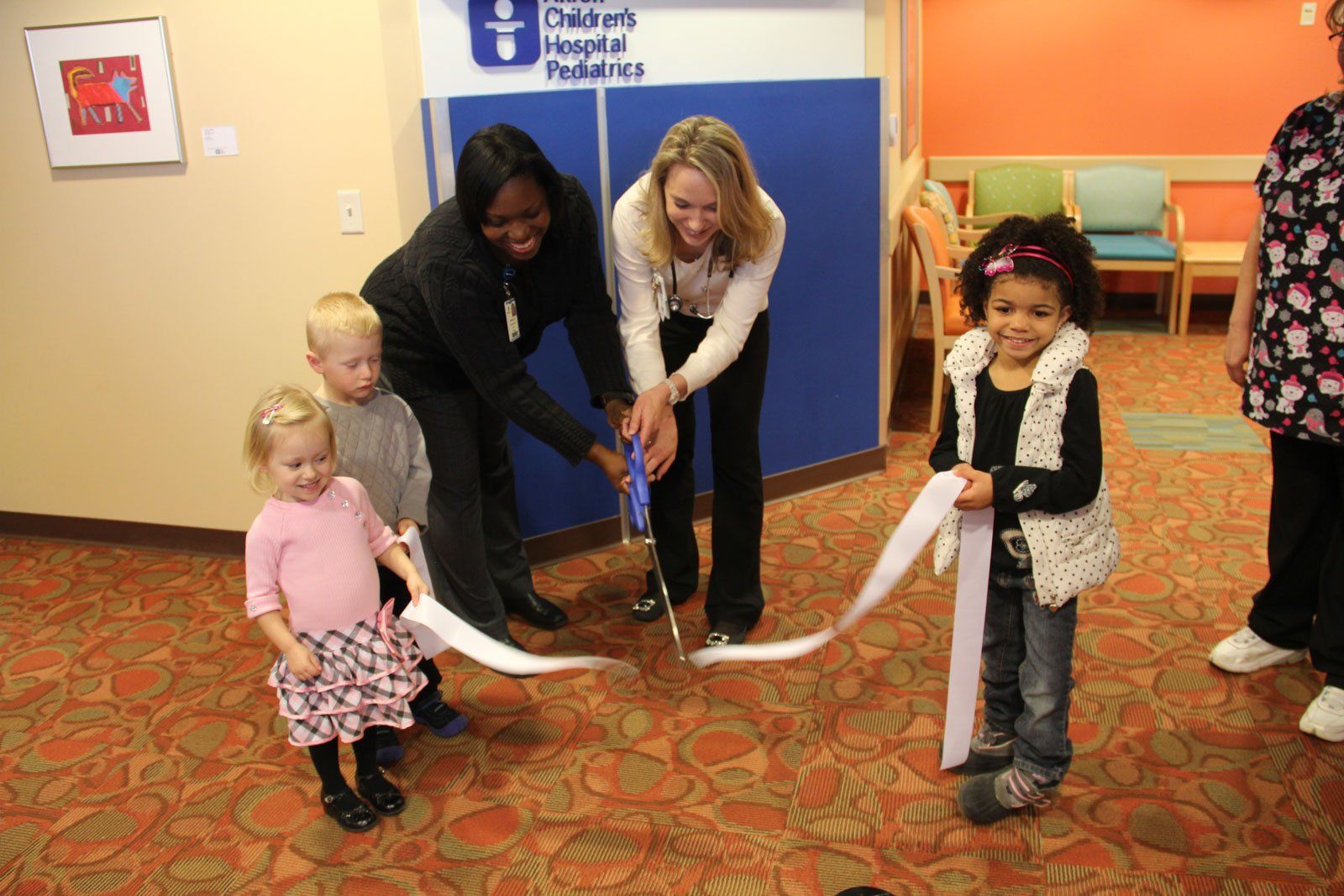 ribbon cutting ceremony at Green Professional building