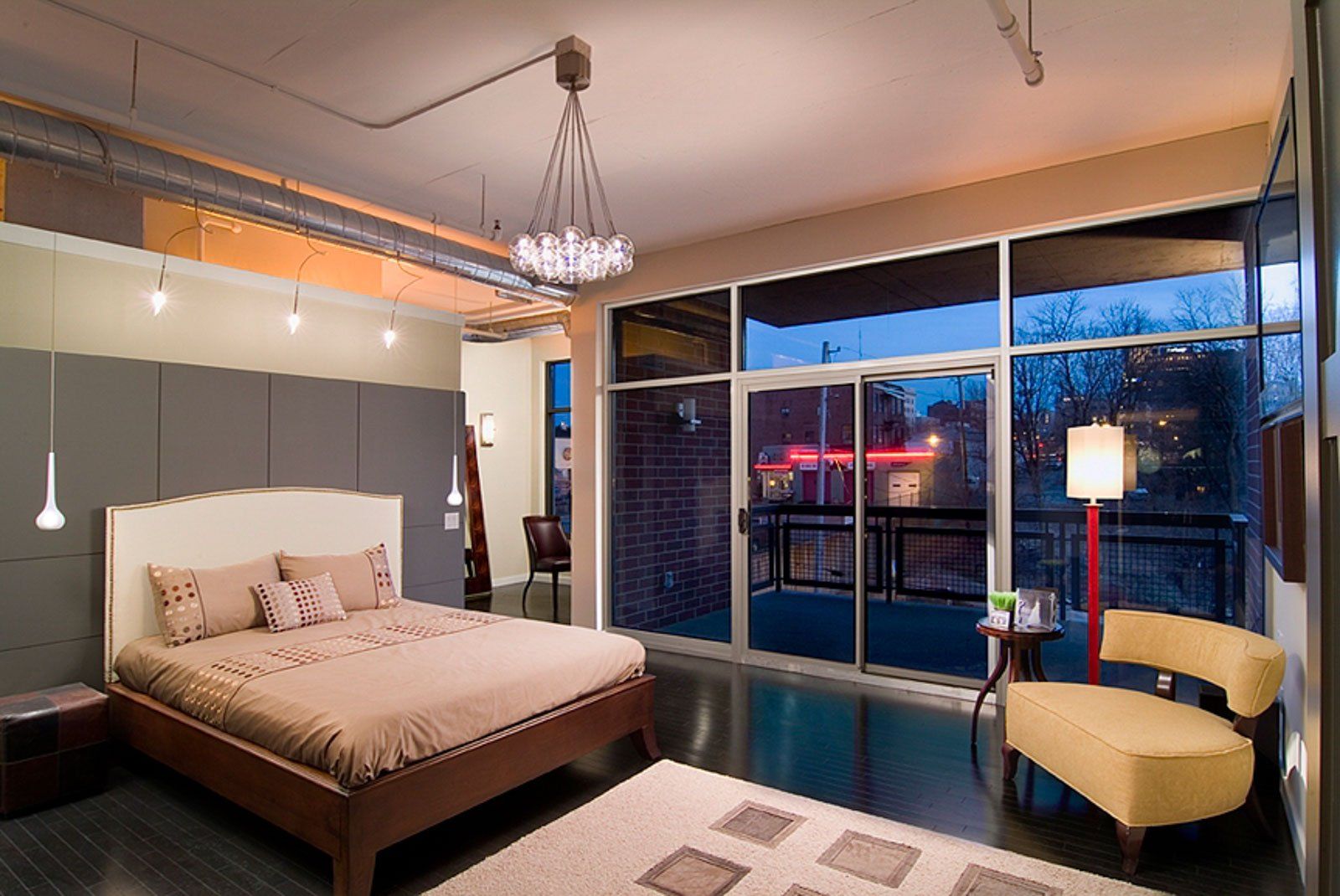Northside lofts bedroom