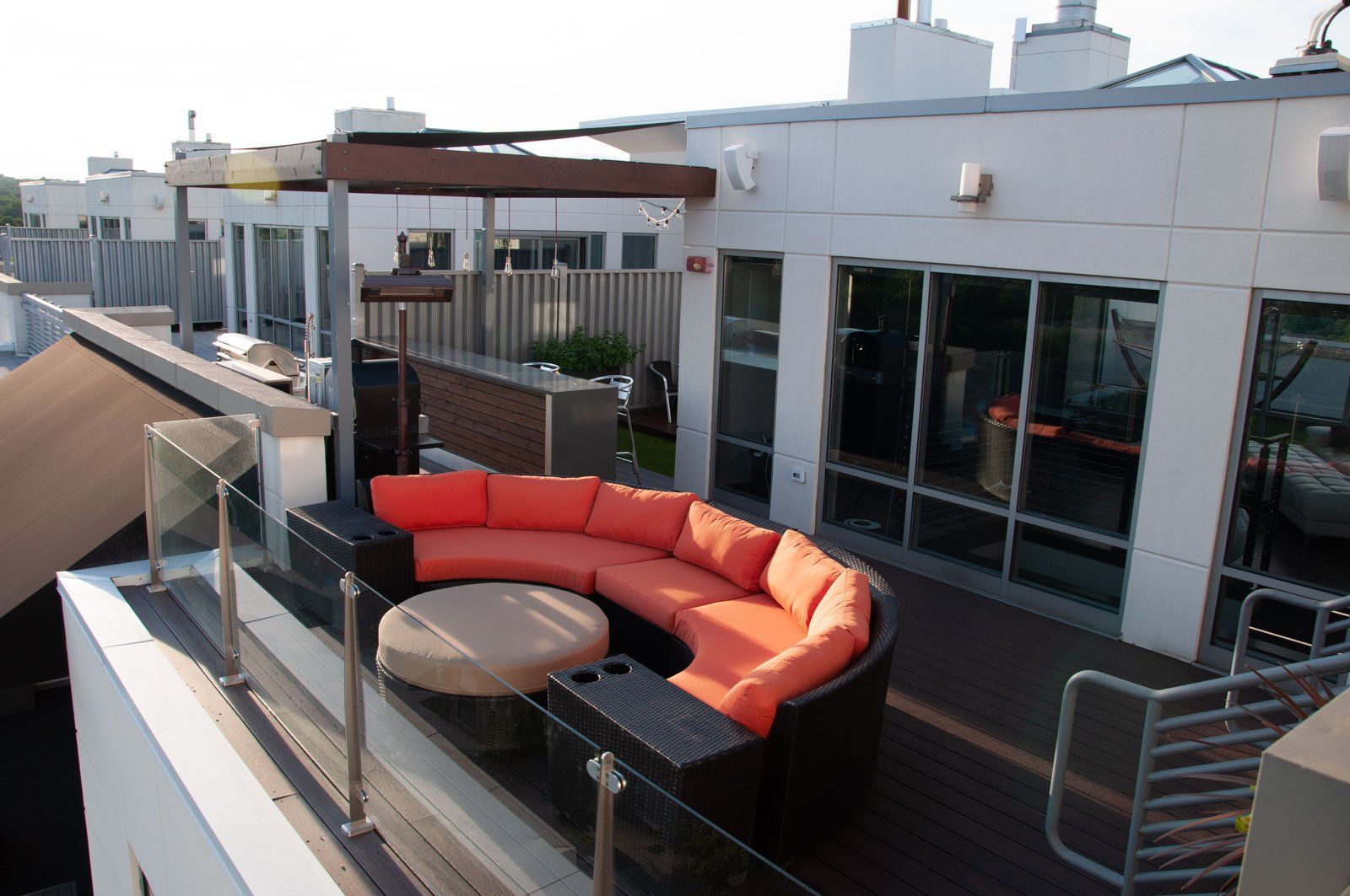 Northside lofts ourdoor patio with furniture