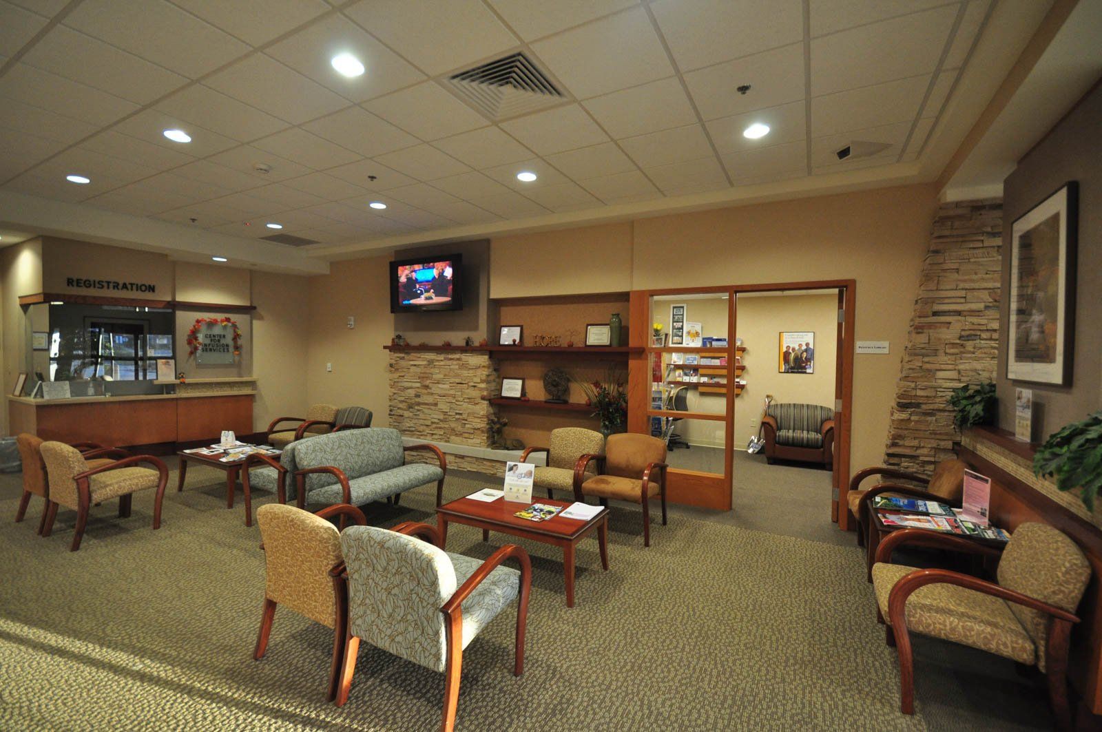 Parkview Cancer center waiting room