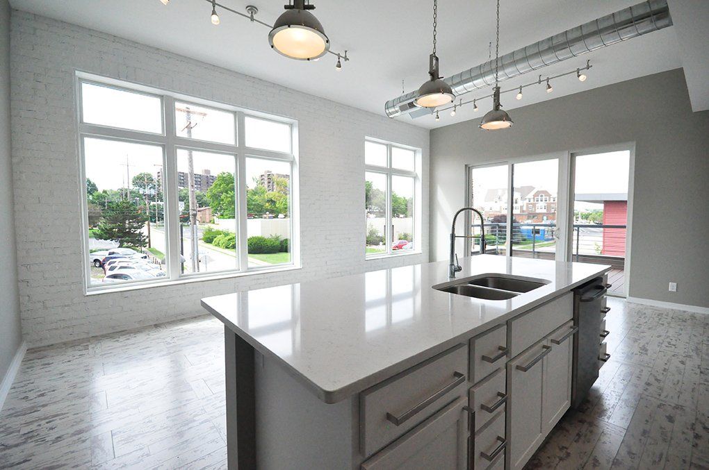 bright airy kitchen