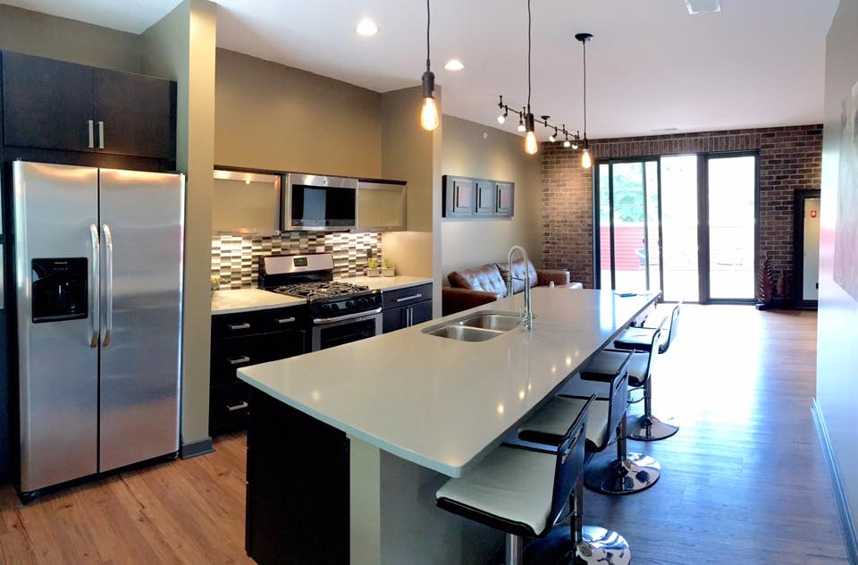 large kitchen loft