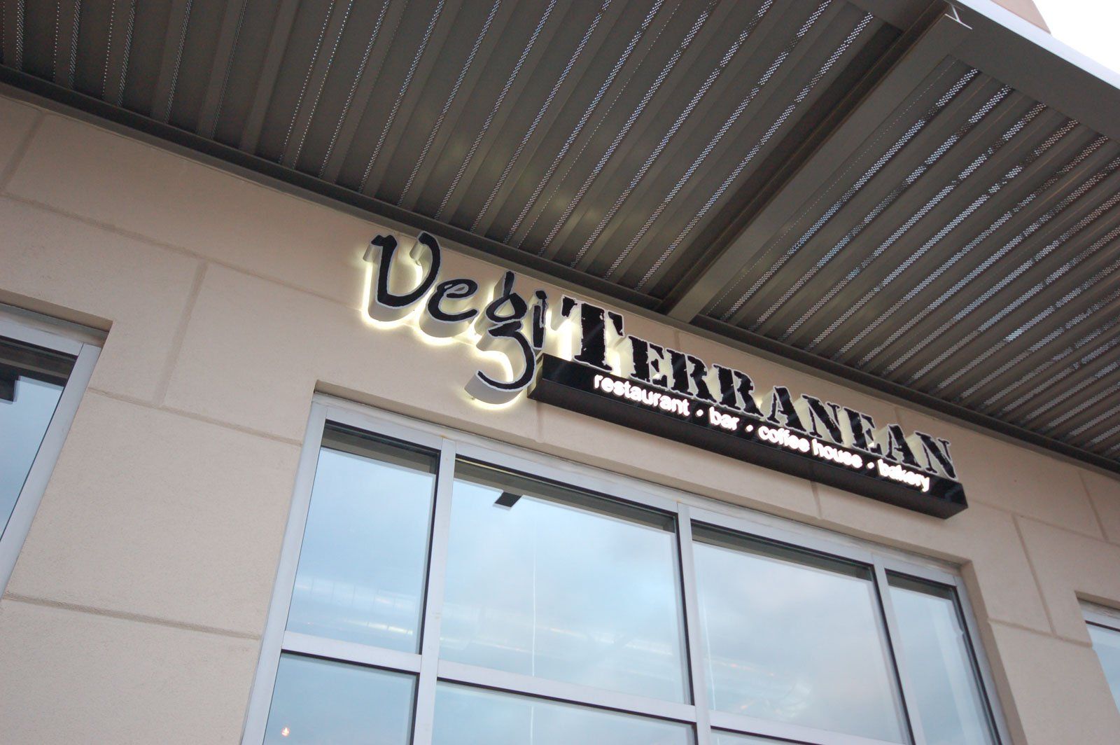 Vegiterranean signage