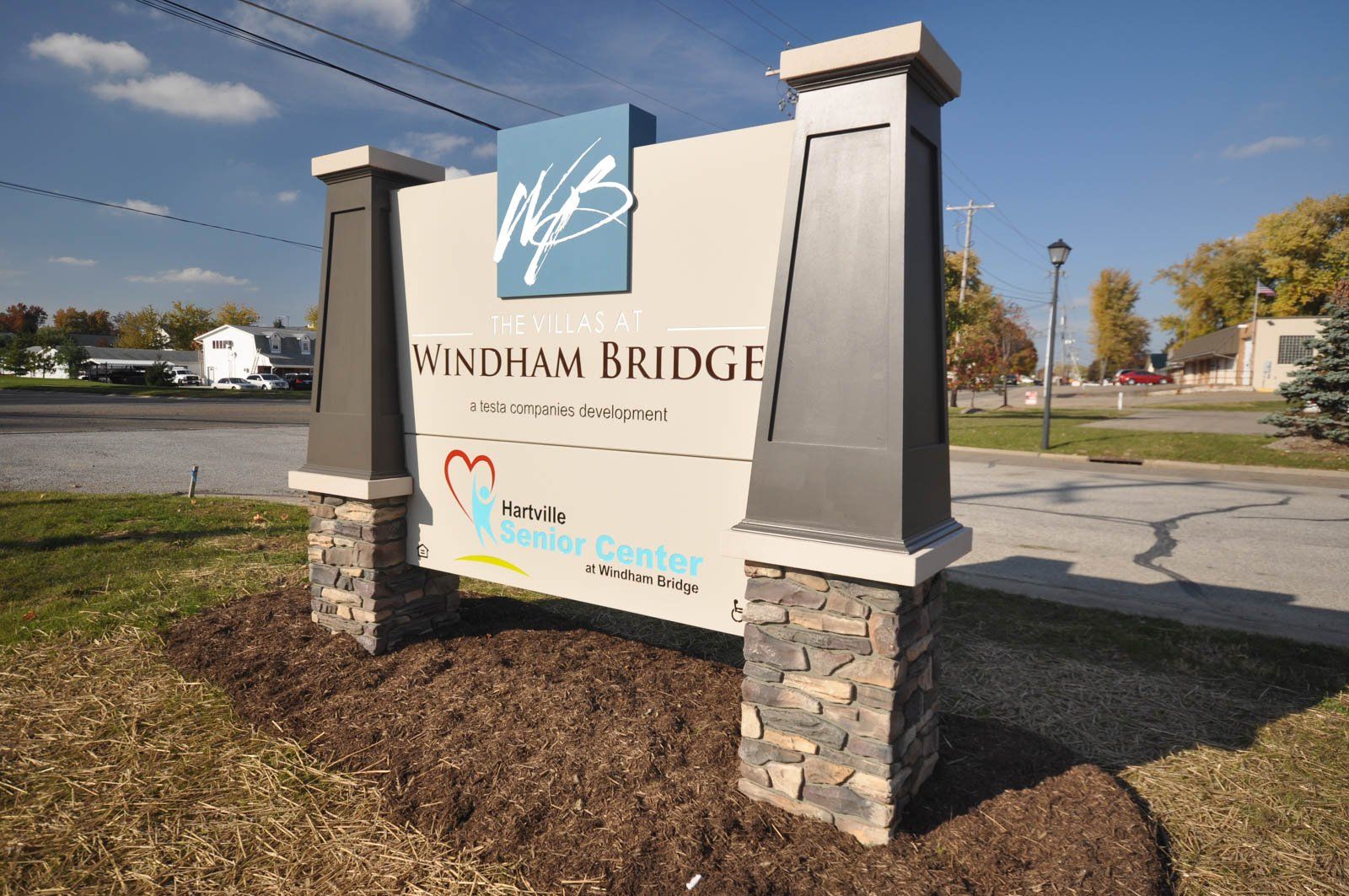Windham Bridge signage