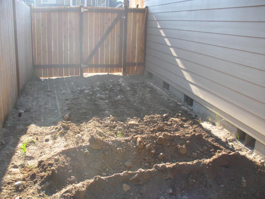 Patio (Before), Landscape Contractors