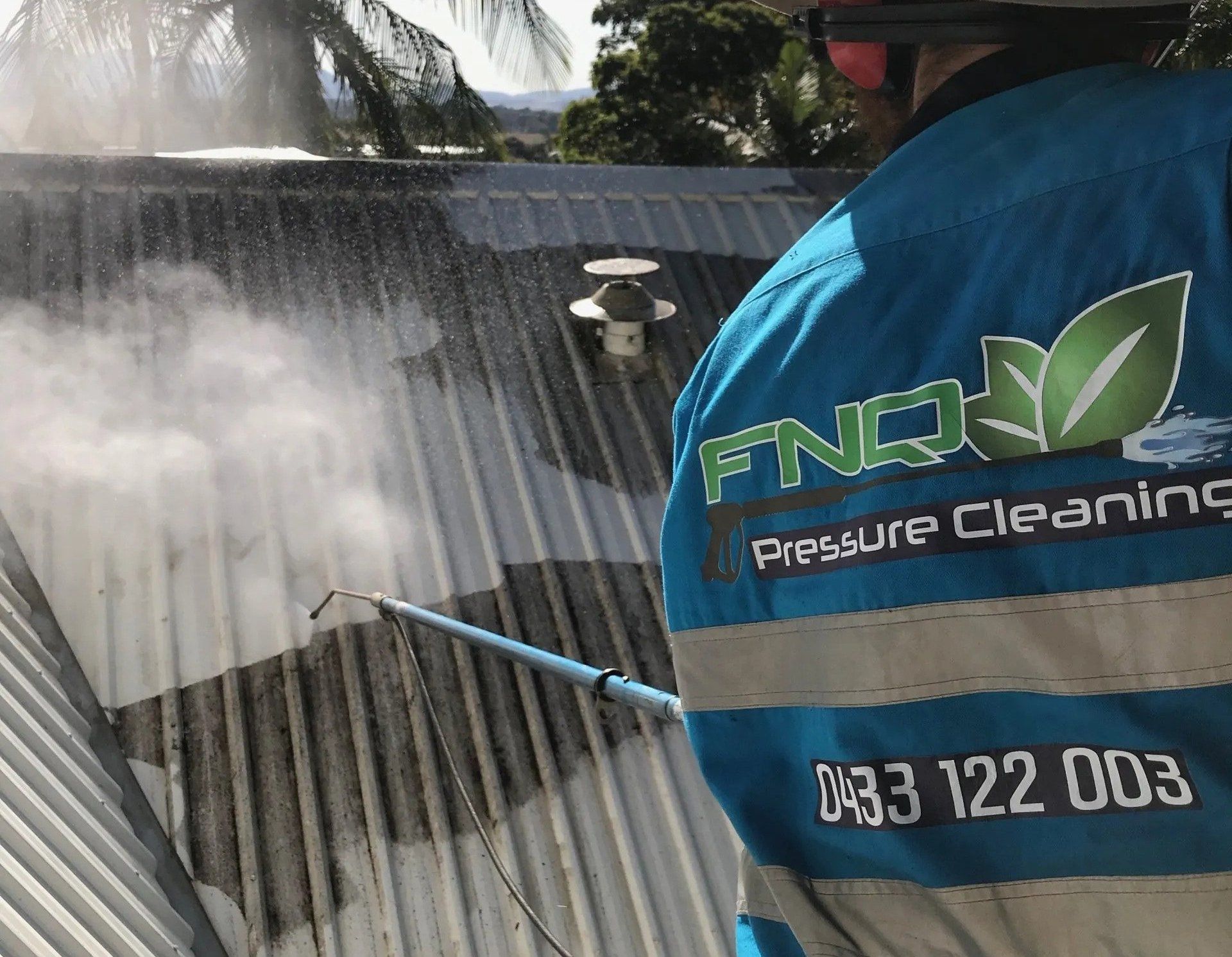 House Brick Wall Washing — FNQ Pressure Cleaning  in Atherton, QLD