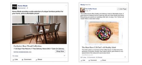 Facebook Ads Example Facebook Ads Example