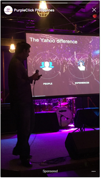 Instagram Stories: PurpleClick Events