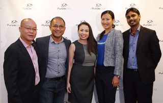 L-R: Kriss Channe (PurpleClick SG), Ken Lingan (Google), Piccina Alvarez (PurpleClick PH), Lianne Dehaye (Facebook), Rueben Vijaratnam (Yahoo) L-R: Kriss Channe (PurpleClick SG), Ken Lingan (Google), Piccina Alvarez (PurpleClick PH), Lianne Dehaye (Facebook), Rueben Vijaratnam (Yahoo)