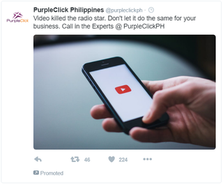 Twitter Promoted Tweet with Photo