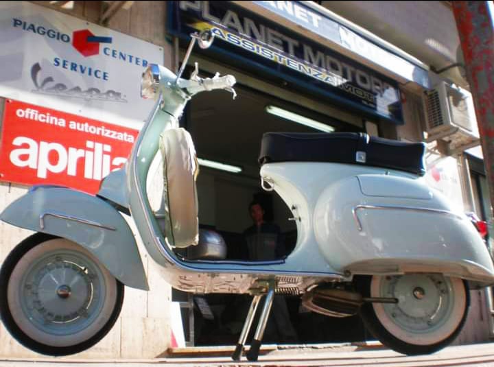 vespa piaggio dopo il restauro