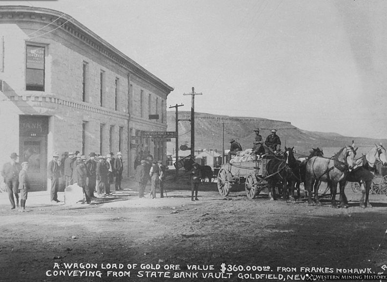 $360,000 GOLD ORE GOLDFIELD, NEVADA